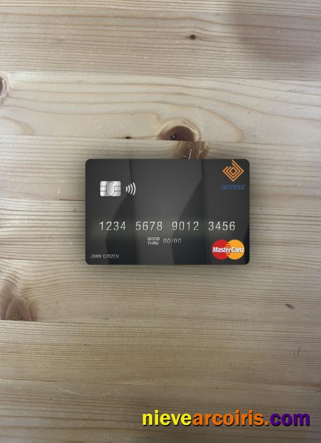 Nigeria Access Bank Plc mastercard photolook